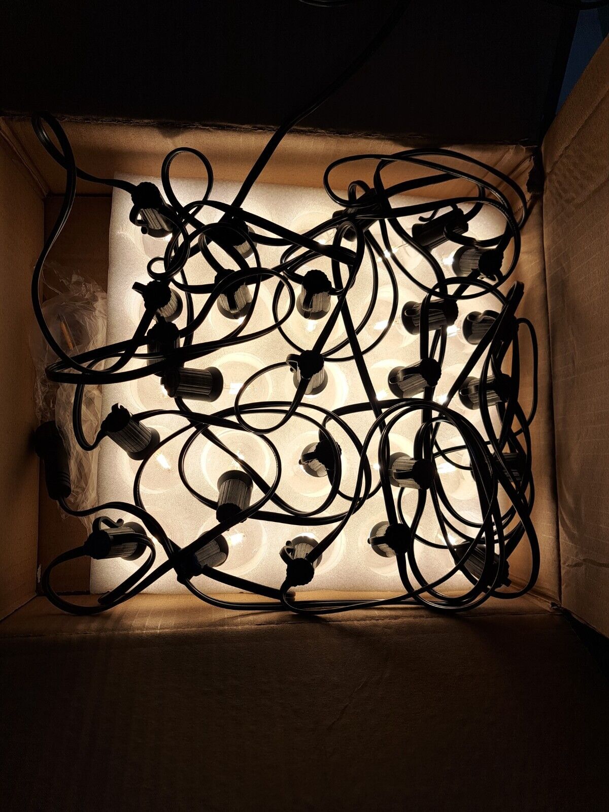 LUMIDA Garden Lichterkette 25 Lichtern 9,5m lang